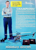 Helicopter wall art poster with “CHAMPIONS!” headline and aircraft display