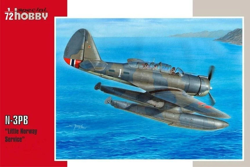 Military seaplane model with gray camouflage paint and propeller.