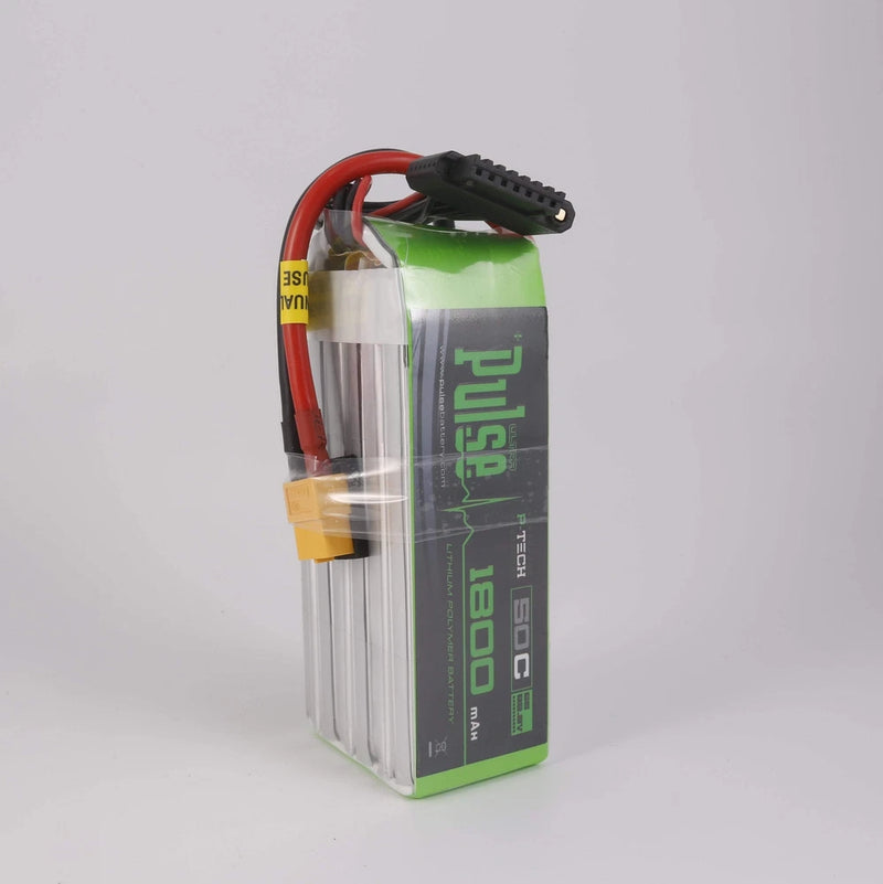 PULSE 1800mah 50C 22.2V 6S P-Tech LiPo Battery - XT60 Connector Battery