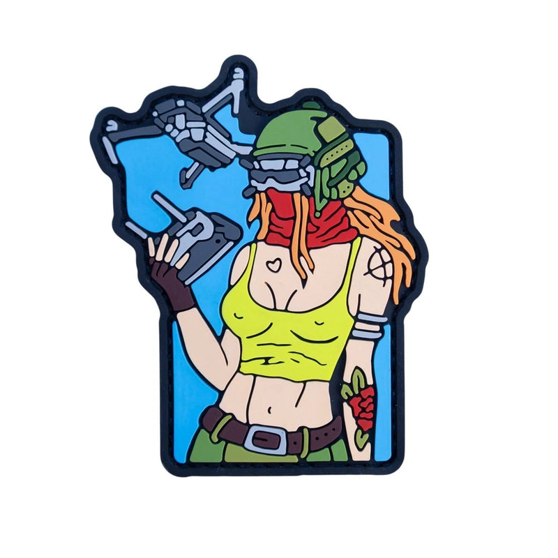 Ukraine Military Army patch "Tactical Girl FPV" PVC
