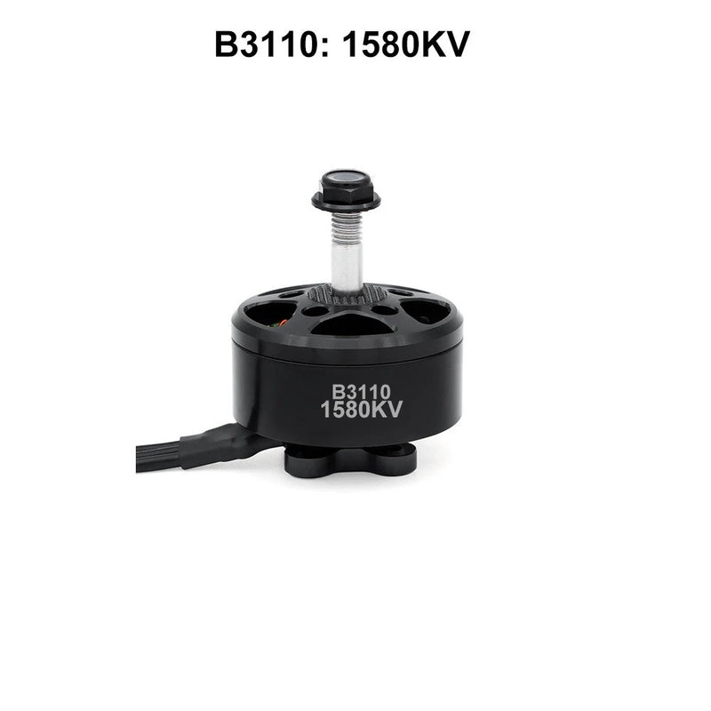 B3110 1580KV brushless motor with threaded shaft and cooling holes