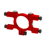 MH Alu Tail Boom Mount Front (RED) (For MICROHELI Frames - BLADE 450X/330X/330S)