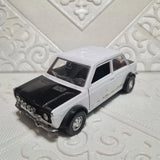 1:25 Polistil SFiat 128 white black early metal base version  diecast model 70's