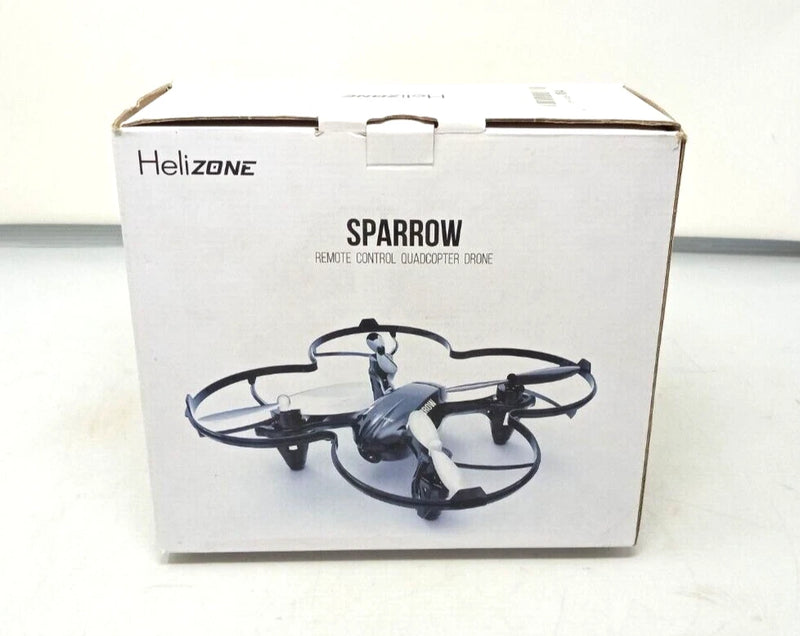 Helizone Sparrow remote control quadcopter drone in retail box