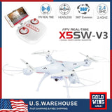 New Syma X5SW-V3 RC Quadcopter HD FPV WIFI 3D Flip RC Racing Drone RTF Toy Gift