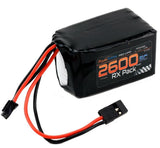 2S 7.4V 2600mAh 5C Receiver Servo Connector Hump Battery Powerhobby PHB2600RX Battery