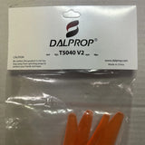 NEW DALPROP T4045V2 Tri Blade Propeller 4pcsFPV Drone Orange
