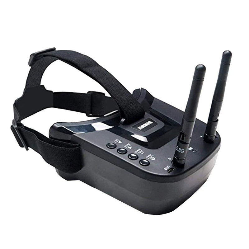 QWinOut Mini FPV Brille Doppelantenne Empfang 40CH f¨¹r FPV Racing Drone