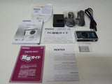 Pentax Optio W60 Digital Camera 10MP Blue Compact 5x Zoom From Japan