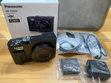 Panasonic LUMIX DC-TZ95D 4K Black Compact Digital Camera Used From Japan