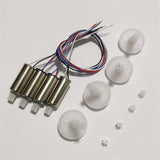 E88 Drone CW CCW Motor with Big Gear Small Engine Gear Spare Part Quadcopte Kit