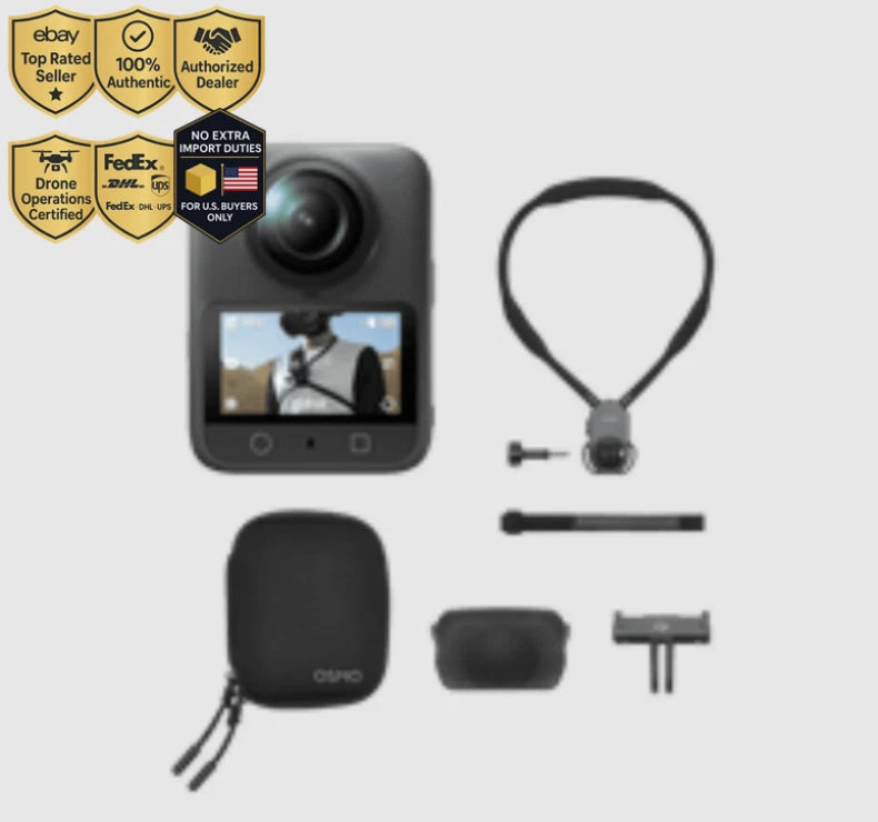 Osmo 360 Neck Mount Combo 8K 120MP 10Bit +1 Battery