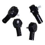 Drone motor base replacement parts set, black with white prop shafts (4 pcs)