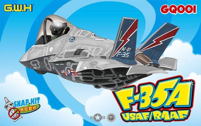 Great Wall Hobby GQ001 1:Egg USAF/RAAF F-35A
