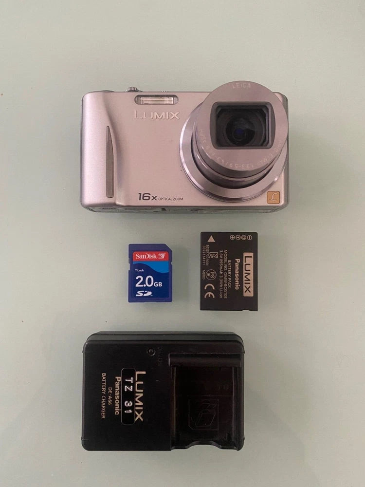 Panasonic LUMIX DMC-TZ18 Silver Photo Camera
