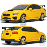 1:32 Subaru WRX STI Model Car Alloy Diecast Vehicle Collection Kids Gift Yellow
