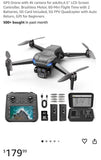 PS Drone with 4k camera for adults,4.5¡¯¡¯ LCD Screen Controller
