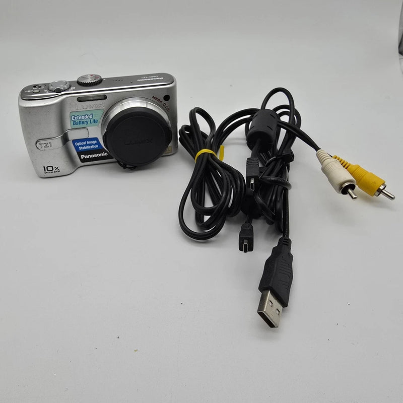 Panasonic Lumix DMC-TZ1 Digital Camera 10x Optical Zoom Untested