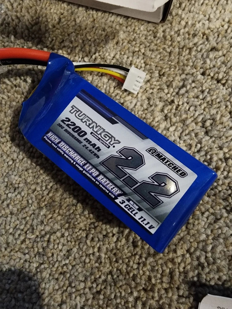 Turnigy LiPo battery pack 2200 Mah 3 Cell 11.1volt