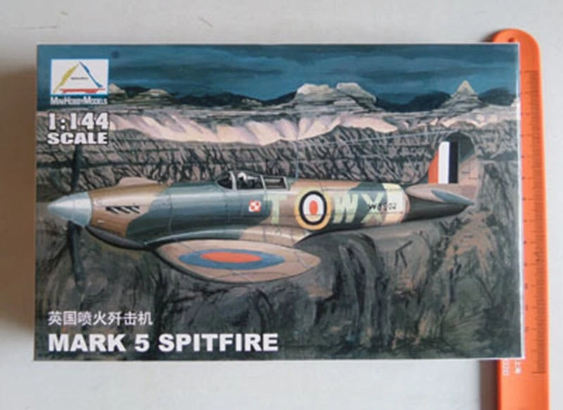 1/144 Plastic Model Kits UK MARK 5 SPITFIRE Fighter 80403  AGES 14+