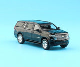 EY Masdi 1:64 Black Suburban Full Size SUV Sport Model Diecast Collect Car