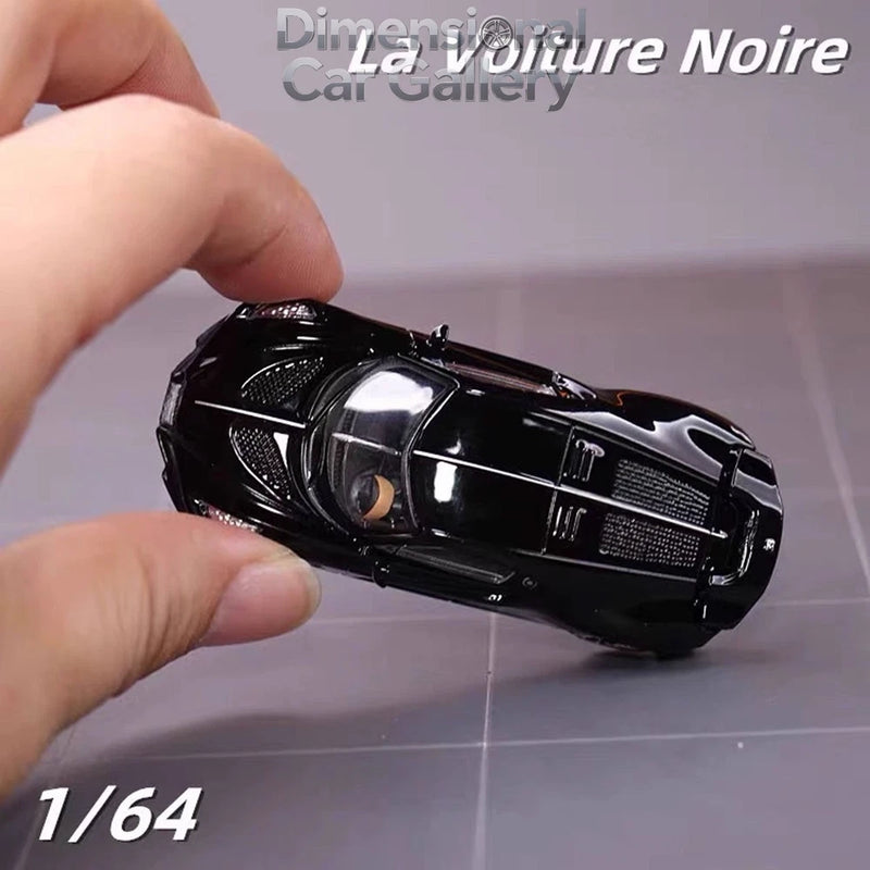 1/64 Bugatti La Voiture Noire LVN Black Alloy Diecast Model Display NIB