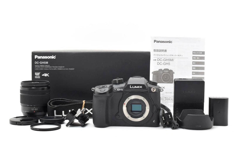 Panasonic LUMIX GH5 DC-GH5M Mirrorless Camera Lens Kit with Box A81N #959