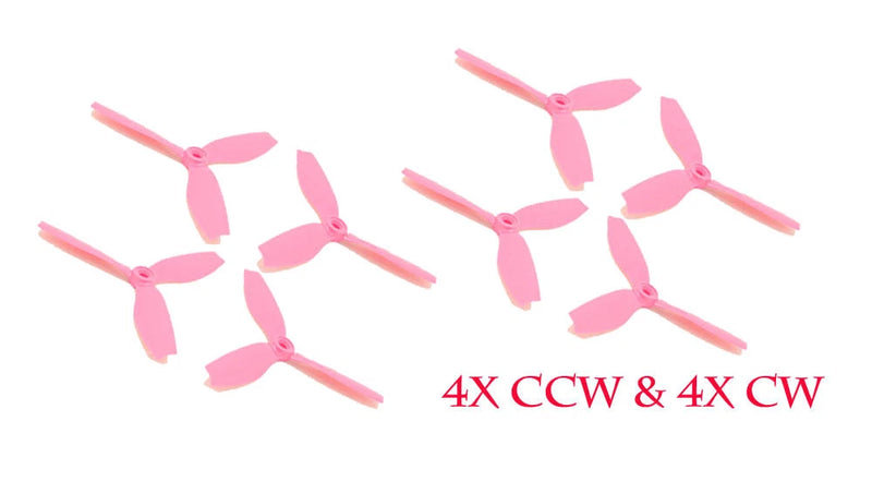 HQ Prop Durable S Bullnose Propeller 5x4x3PC **PINK** (4x CW, 4x CCW)
