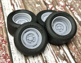 1/24 Scale: 15-inch ¡°Steelies¡± Resin Wheels W/ Wide Rear Tires