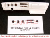 1975 DATSUN PICK UP GAUGE FACES for 1/25 scale MPC kits¡ªPLEASE READ DESCRIPTION