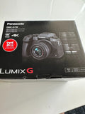 Panasonic LUMIX G7 Mirrorless 4K Photo Digital Camera Body w/ 14-42mm & 45-150mm