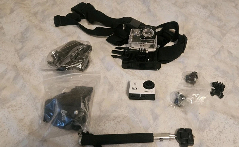 DBPOWER Waterproof Action Camera 12MP 1080P HD