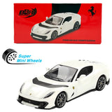 BBR Models 1:64 Ferrari 812 Competizone Bianco Avus ¨C White