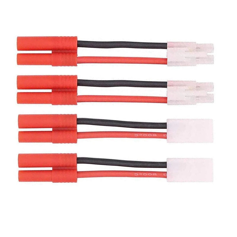 2Pair Tamiya to HXT 4.0mm Banana Adapter Male Female for Redcat Racing Hexfly... Converter