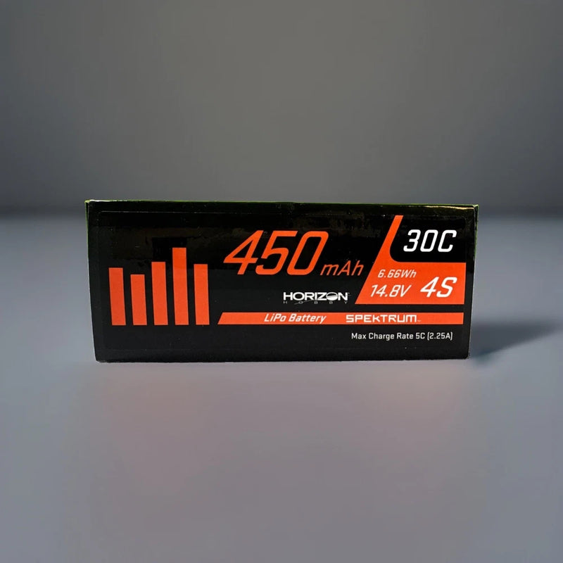 Spektrum IC2 Connector 4S 14.8V 450mAh 30C LiPo Battery SPMX4504SIC2 Battery