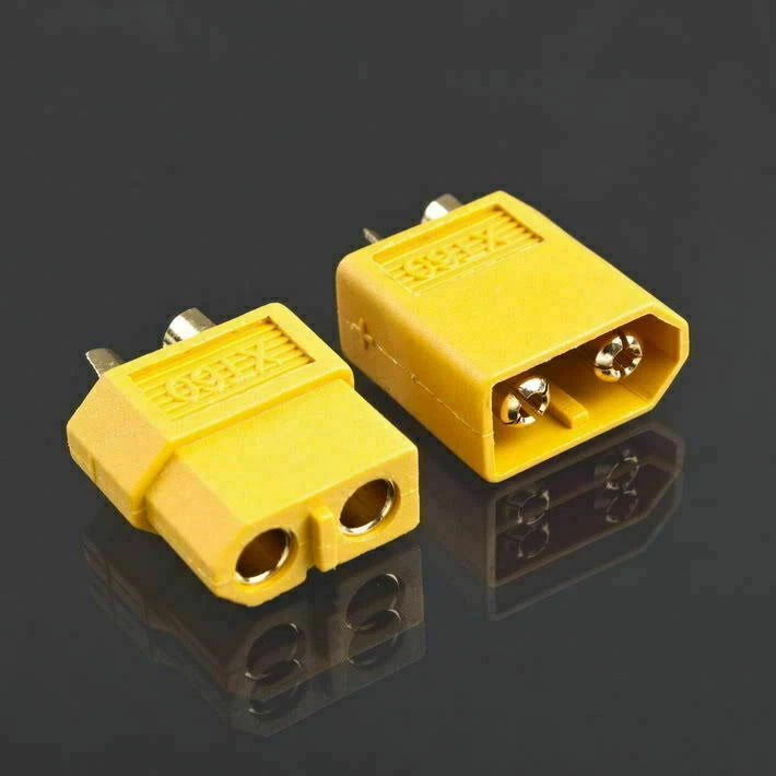 XT60 Gold plated Plug male & female x5pair RC battery ESC charger wire connector Converter