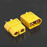 XT60 Gold plated Plug male & female x5pair RC battery ESC charger wire connector Converter