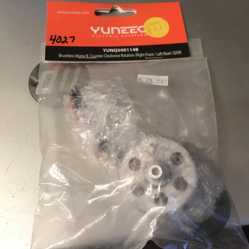 Counter-clockwise brushless motor in clear bag