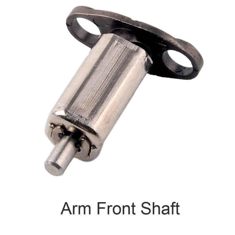 Front motor arm axis shaft for DJI Mavic Pro, silver metal with black mounting ring
