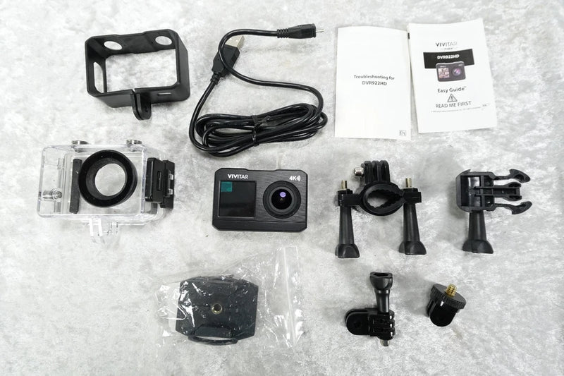 Vivitar 4K Dual-Screen Action Cam DVR 922HD Black Works