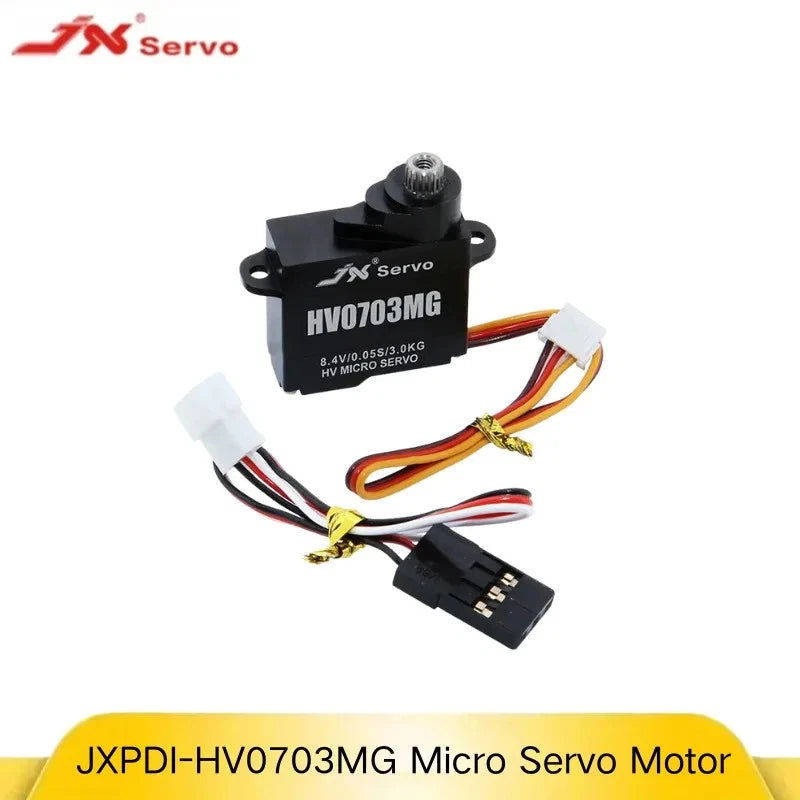 JX PDI-HV0703MG HV Coreless Micro Servo 3KG 8.4V Full Aluminum Case for RC Car