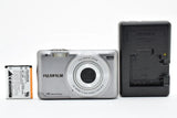 FUJIFILM FinePix JX560 Silver Compact Digital Camera Tested Excellent Condition
