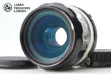 Wide-angle camera lens with front glass and knurled focus ring, black metal body