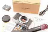 [ 179 shots TOP MINT in Box ] Fujifilm X-M5 silver from Japan Ci22
