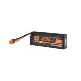 2S 7.4V LiPo battery with IC2 hard case, black with orange lead and connector