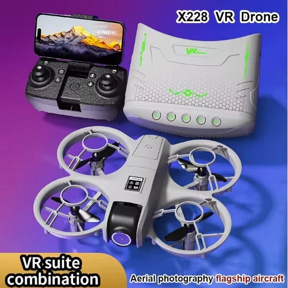 X228 4K FPV Drone HD Camera VR RC Quadcopter 360 Flip Remote Control