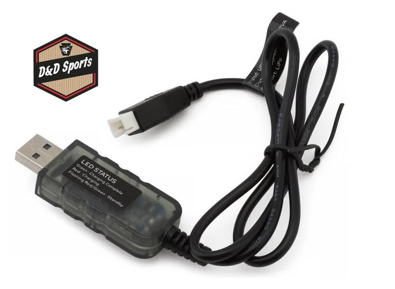 Redcat RER31099 - MT-18/Ascent-18 USB Battery Charger w/PH2.54 JST-XH 3-Pin Battery