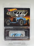 Hot Wheels Elite 64 #10 Bugatti Type 59 Blue 1:64 Diecast Real Riders HNJ62