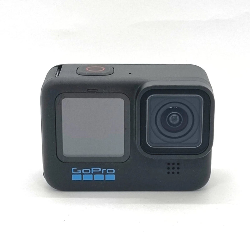 Black GoPro HERO11 action camera with front screen and wide-angle lens