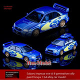 Furuya 1:64 Subaru lmpreza WRC STi Car Model Alloy Diecast Simulation adults Toy